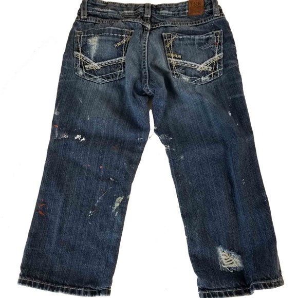 BKE Sabrina Crop/Capri Jeans Size 25 Distressed - Picture 6 of 8